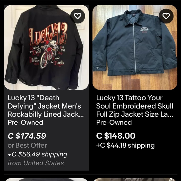 Lucky 13 Biker Jacket / Medium / Lucky 13 Physco - Picture 9 of 11